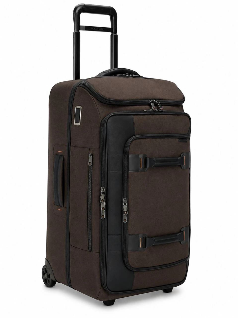 Bolsa con ruedas de viaje de nailon espresso