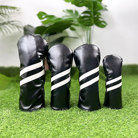 Funda para cabeza de palo de golf, de cuero PU, personalizable, de alta calidad
