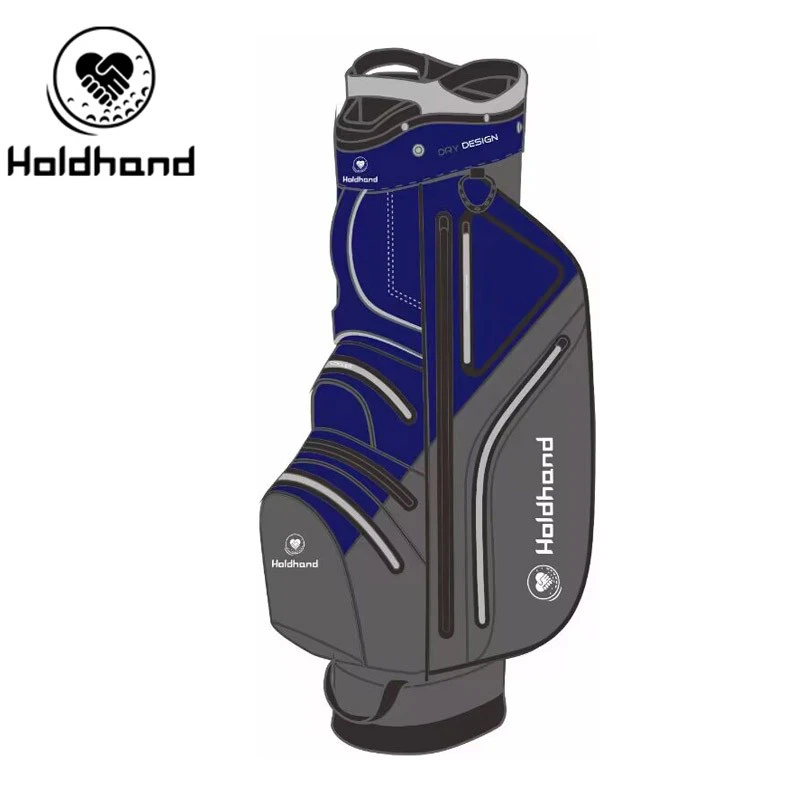 Innovative Compact Golf Bag With 15-tier Club Organization, Exclusive Putter Niche, Adaptable Pocket Array, Drink Cooling Section, Adjustable Harness, And Rapid-response Rain Guard – Universal.
