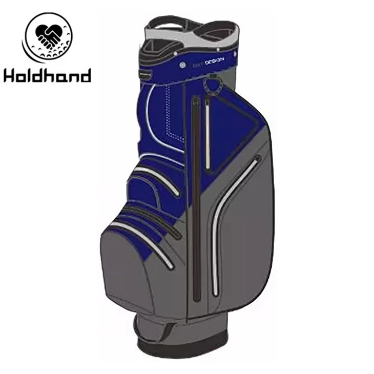 Modern Golf Cart Bag With All-Over Print & Optional Logo Embroidery high quality