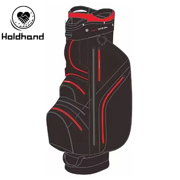 Modern Golf Cart Bag With All-Over Print & Optional Logo Embroidery suppliers
