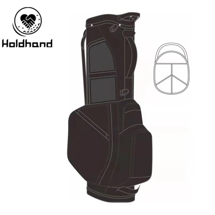 New Design 14-way Wholesale Custom Design Fashion Style Golf Bags Golf Stand Bags From Factory suppliers