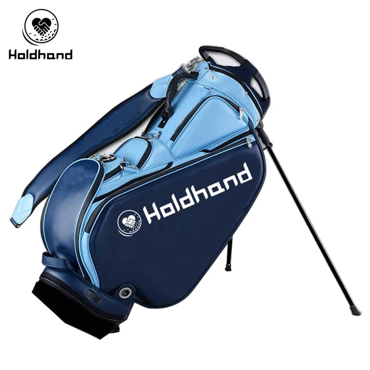 Bolsa de golf de nuevo diseño, bolsa de soporte, bolsa híbrida, fibra de carbono, resistente al agua