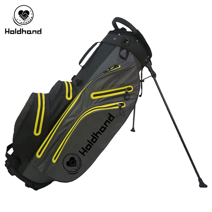 Bolsas de golf personalizadas con diseño integral impermeable de 7 vías premium Bolsas de soporte de golf de fábrica