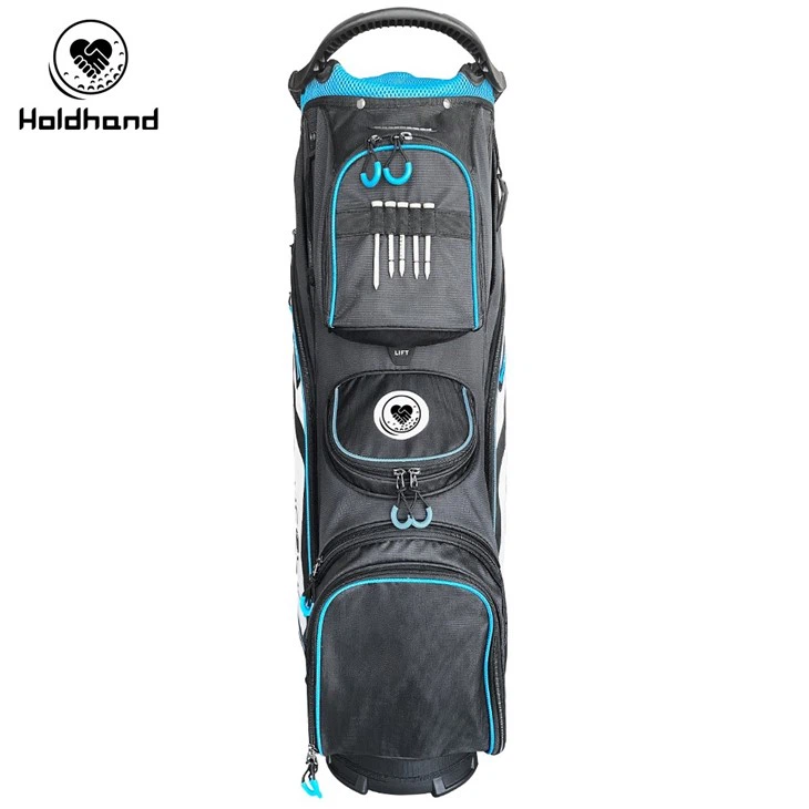 Premium Compact Golf Case Equipped With 15-tier Club Management, Dedicated Putter Niche, Adaptable Pocket System, Chilled Drink Section, Ergonomic Carry Harness, And Rapid-deploy Weather Shield – For All.