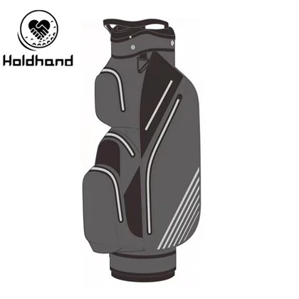 Listo para regalo corporativo: bolsa ligera para carrito de golf con bordado personalizado de primera calidad