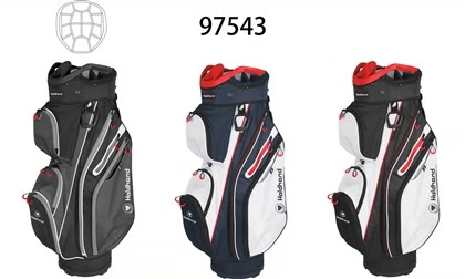 Taller personalizado de bolsa para carrito de golf de gran volumen: bolsa para carrito de golf lista para viajar con logotipo personalizado y opciones de adornos