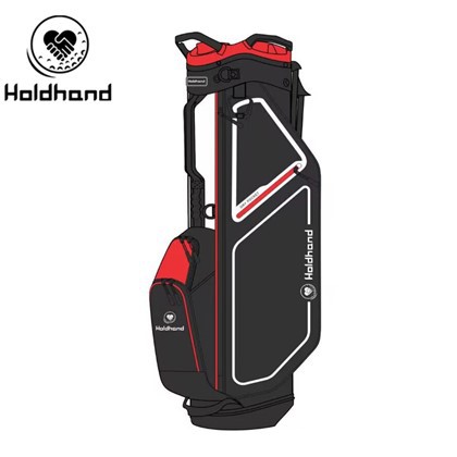 Bolsa de soporte con logotipo bordado personalizado, bolsa de transporte de golf ligera