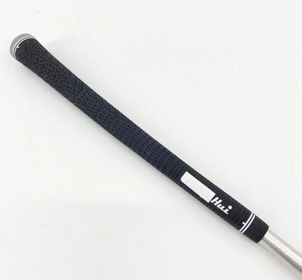Custom Grey Cap With Black Rubber Grip
