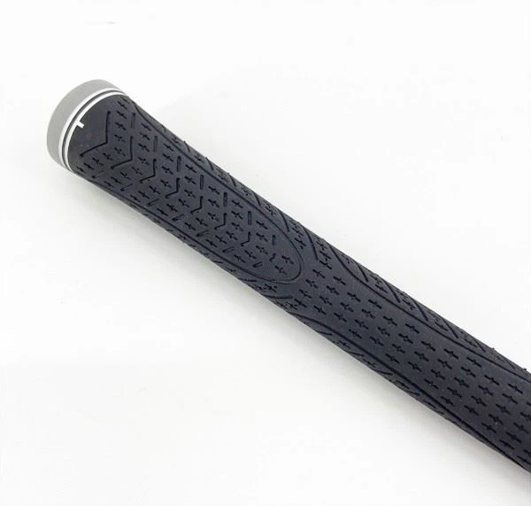 Custom Grey Cap With Black Rubber Grip