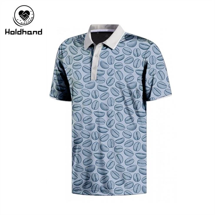 Popular printed polo shirt custom large size Golf polo