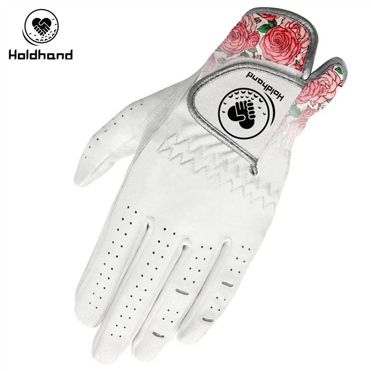Colorful Printing Golf PU Leather Gloves Ladies Gloves Can Be Custom Golf Glove