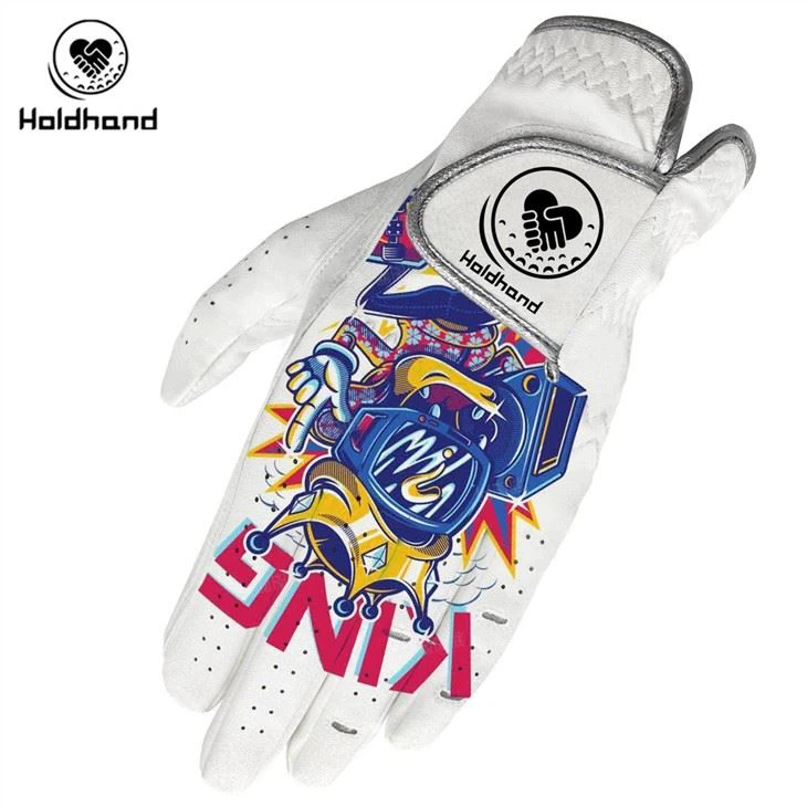 Customized Handmade Premium LOGO PU Leather Cabretta Golf Glove