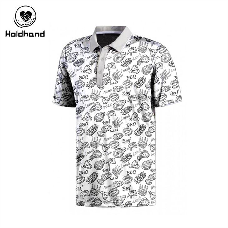 Customized Hot Golf Polo Print Sportswear