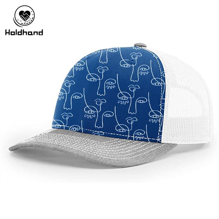 Gorras de golf de ALTA CALIDAD Logotipo de bordado personalizado 5 PANEL Art Style Design