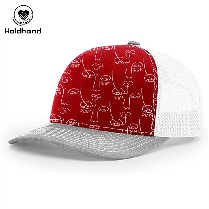 HIGH QUALITY Golf Caps Custom Embroidery Logo 5 PANEL Art Style Design