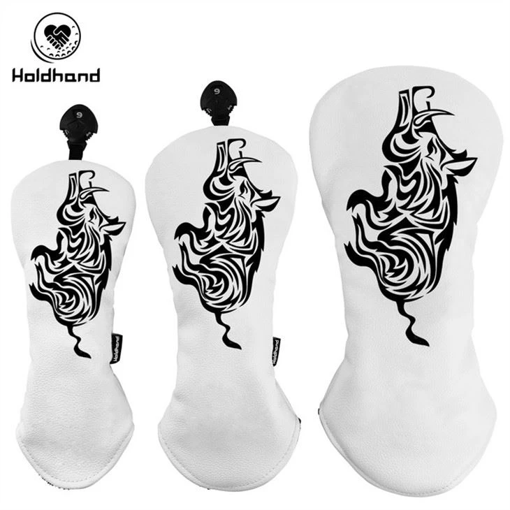 Outstanding Customer Service Highlight Quality PU Leather Driver Wood Fairway Hybrid Headcovers