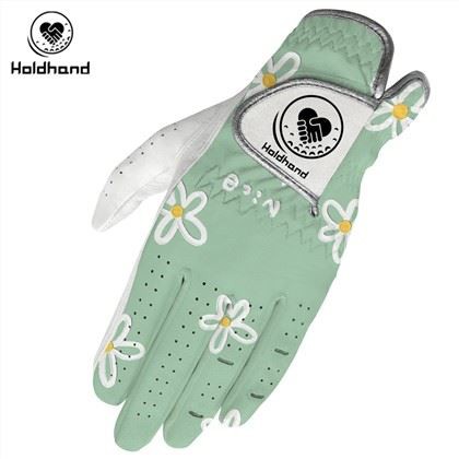 Guante de golf de PU con LOGOTIPO personalizado de cuero premium de calidad Guantede