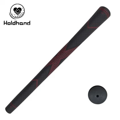 Empuñadura de hierro de golf super pegajosa con patrón personalizado negro con diseños elegantes